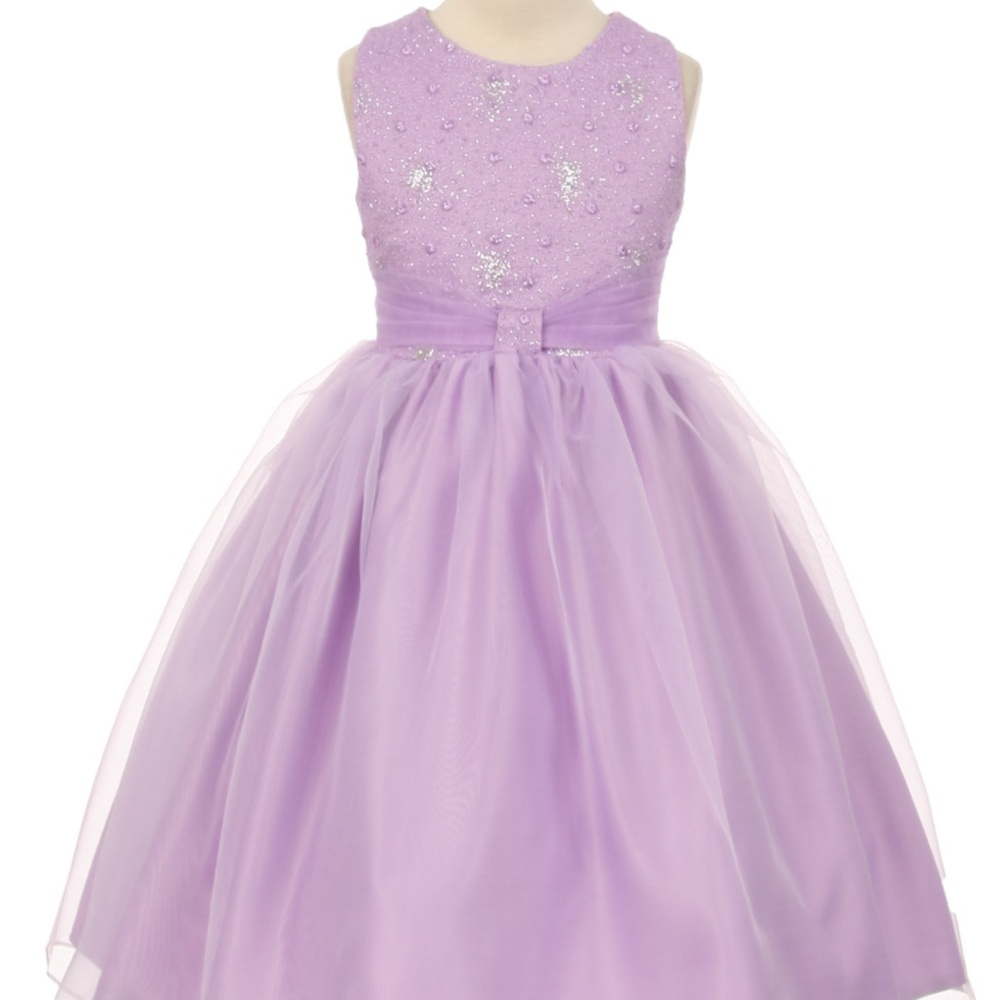 The Rain Kids Corp lilac special occasion dress 10